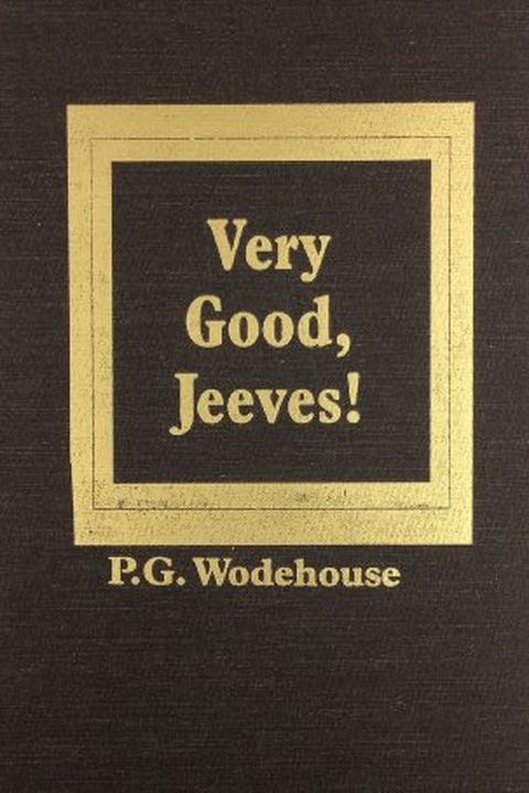 Very Good, Jeeves book cover