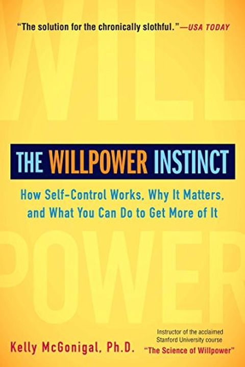 The Willpower Instinct book cover