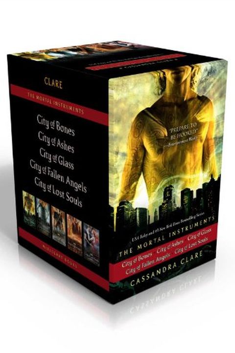 City of Bones/City of Ashes/City of Glass/City of Fallen Angels/City of Lost Souls book cover
