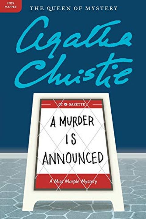 A Murder Is Announced book cover