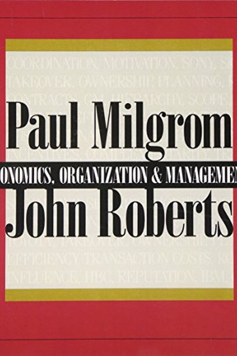 Economics, Organization and Management book cover