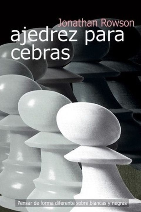 Ajedrez para cebras book cover