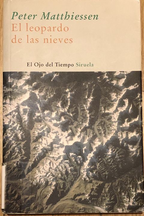 Leopardo de las nieves, El book cover