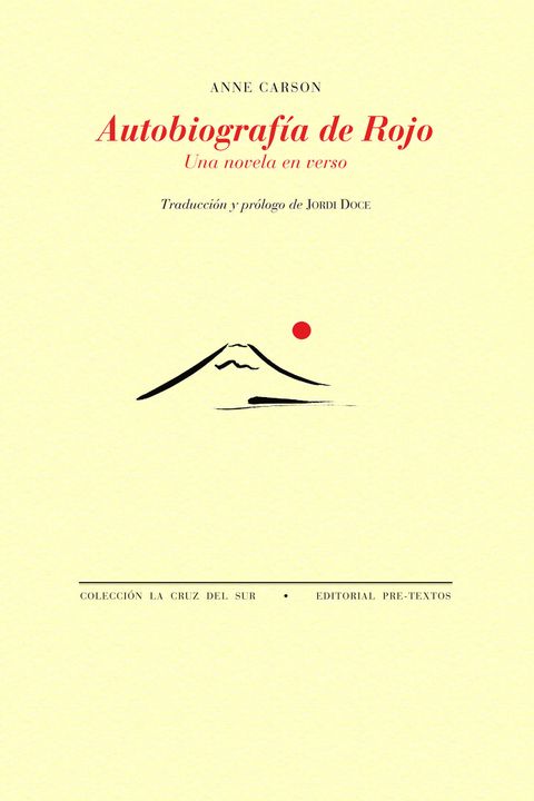 Autobiografía de rojo book cover