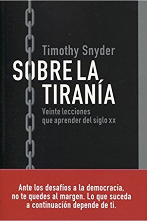Sobre la tiranía book cover