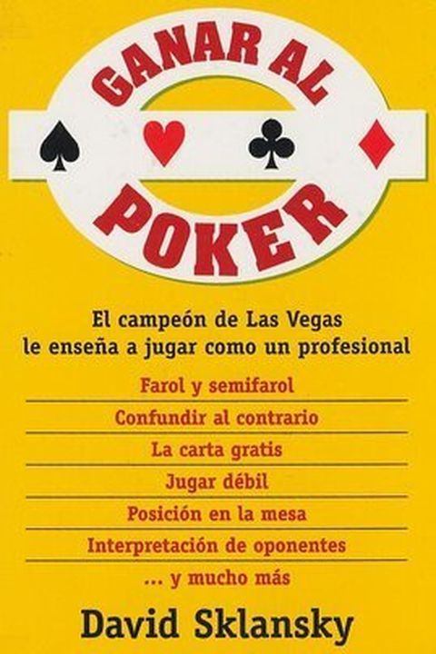 Ganar al poker book cover