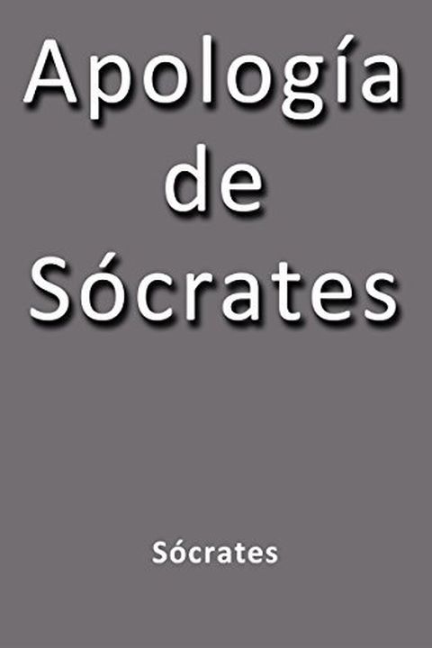 Apología de Sócrates book cover