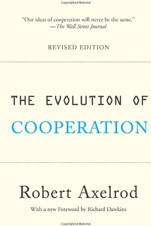 The Evolution of Cooperation book cover
