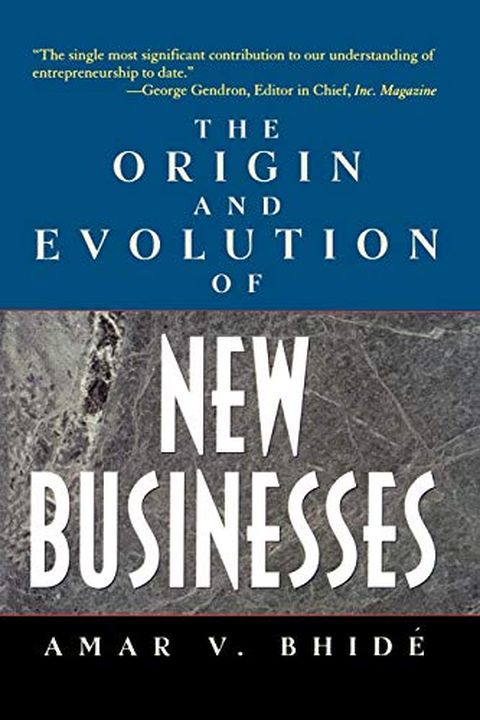 The Origin and Evolution of New Businesses book cover