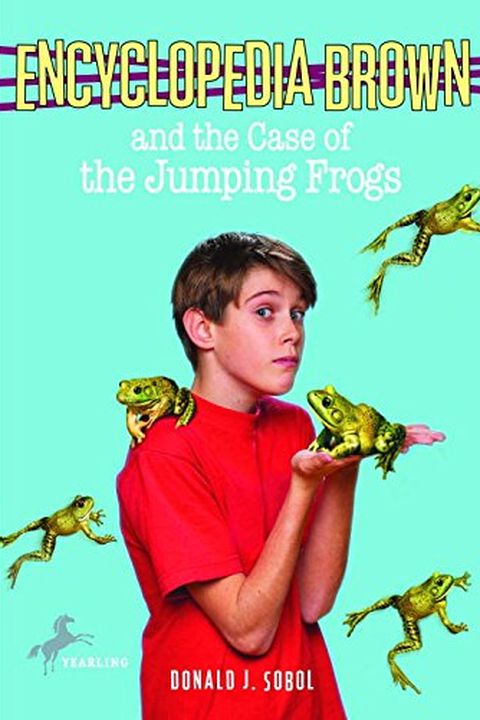 Encyclopedia Brown and the Case of the Jumping Frogs book cover