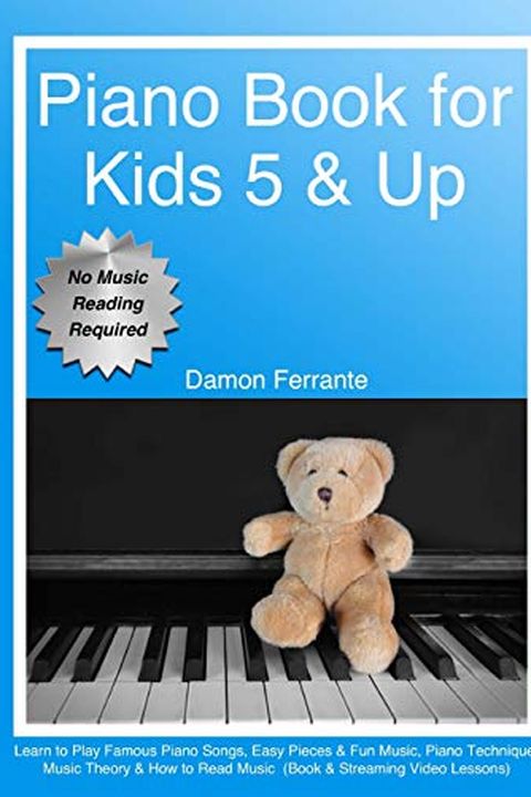 Piano Book for Kids 5 & Up - Beginner Level book cover