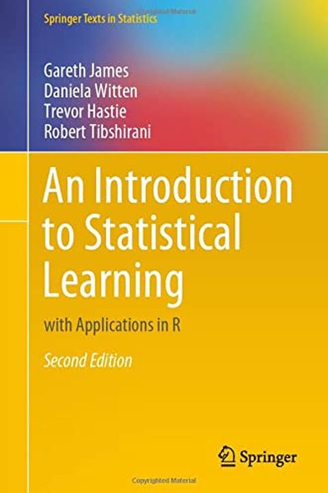 An Introduction to Statistical Learning book cover