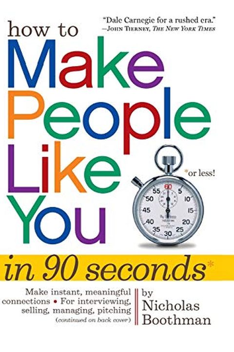 How to Make People Like You in 90 Seconds or Less book cover