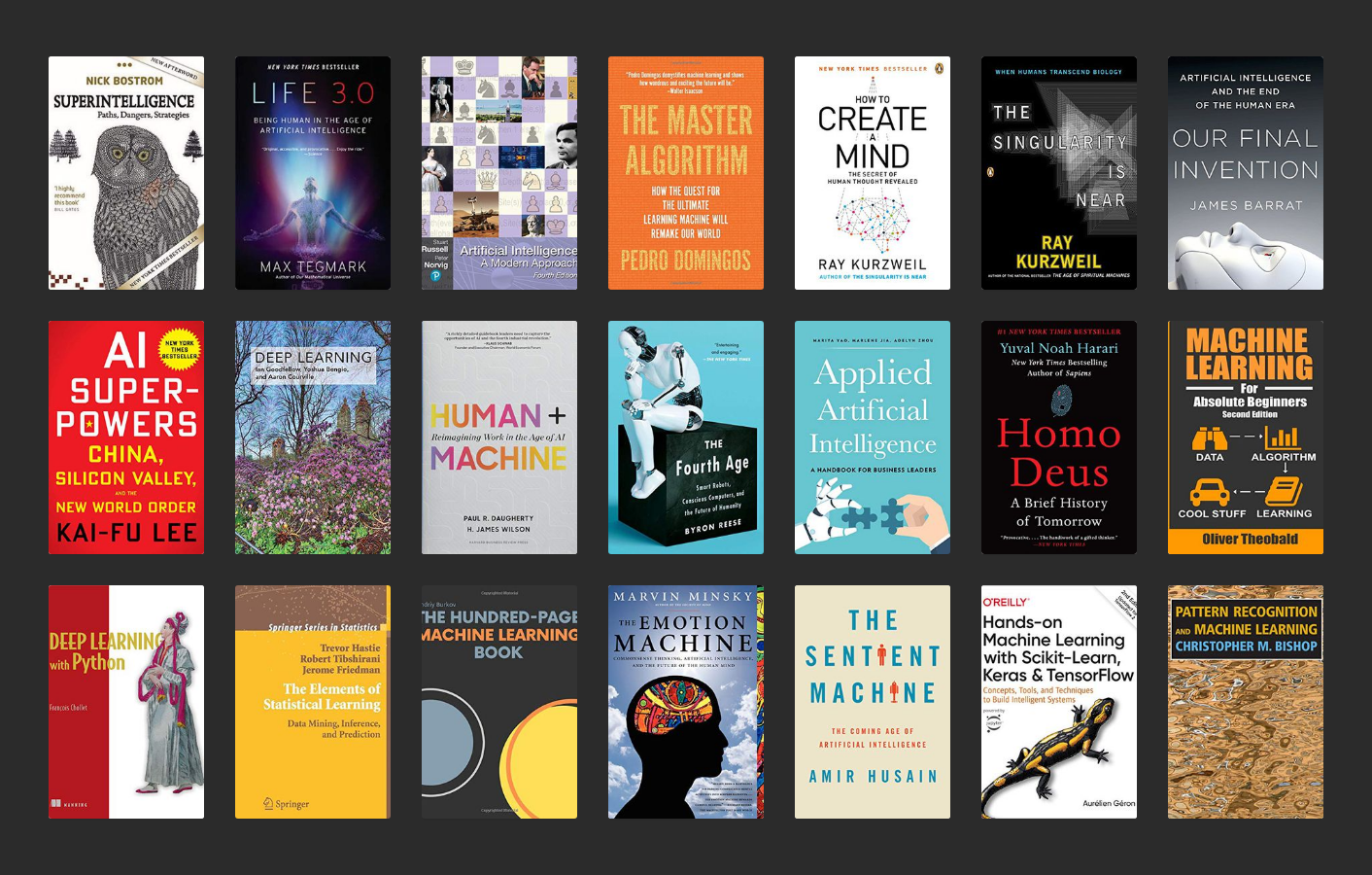 70 Best Artificial Intelligence Books