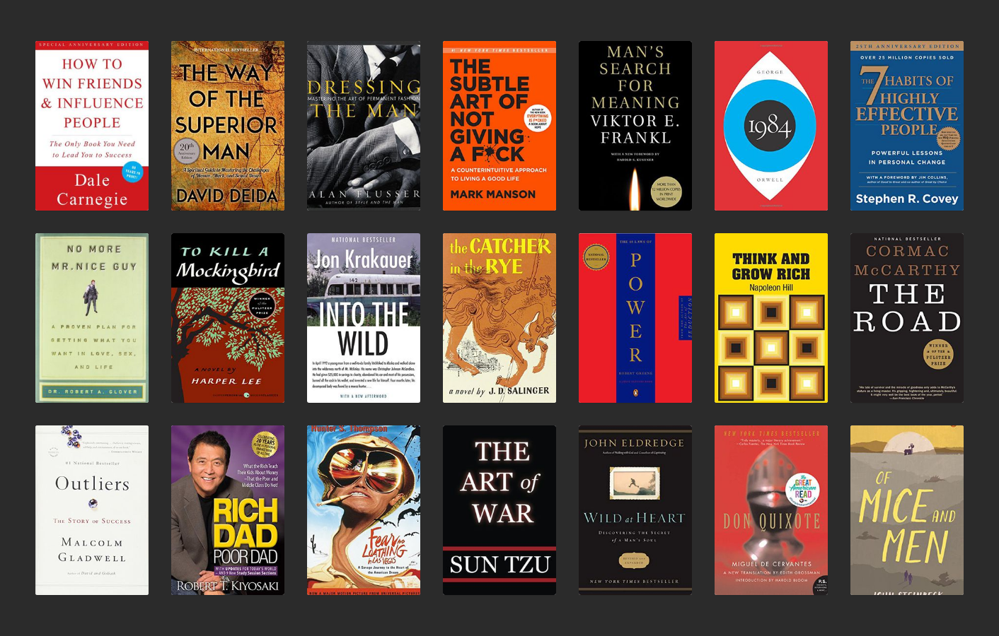 100 Best Books For Men