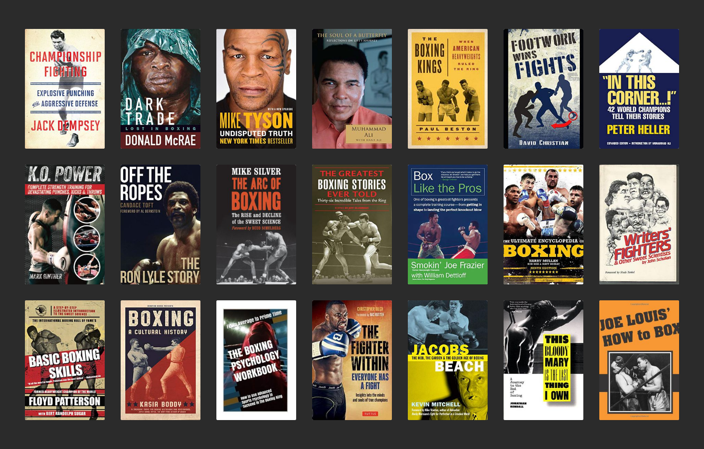 best boxing autobiography books