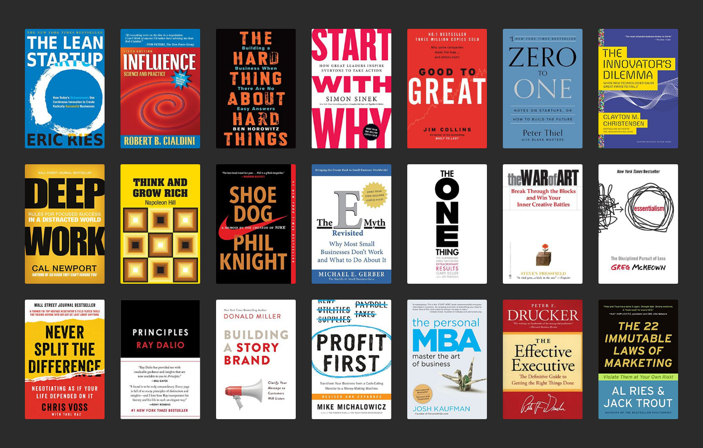 best books for a business plan