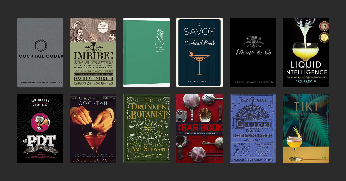 100 Best Cocktail Books