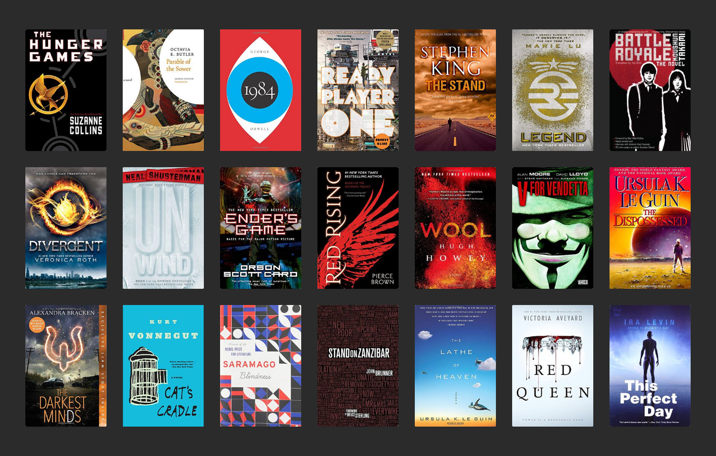 100 Best Dystopian Books