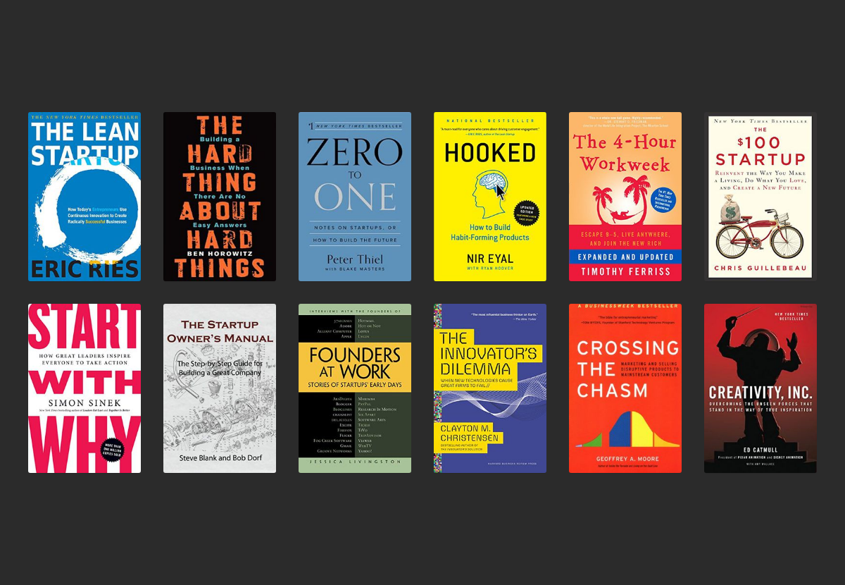 89 Best Startup Books