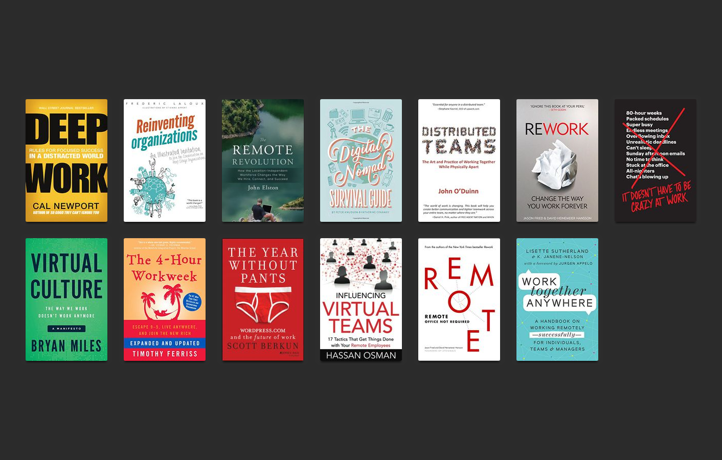 39 Best Remote Work Books