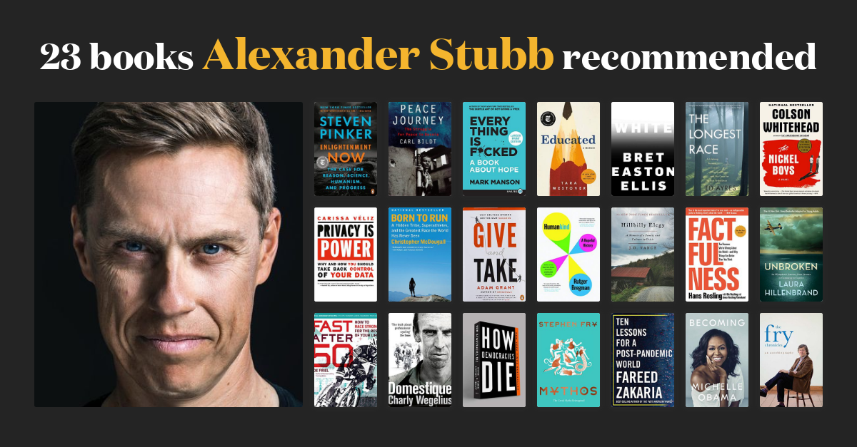 29 Books Alexander Stubb Recommended