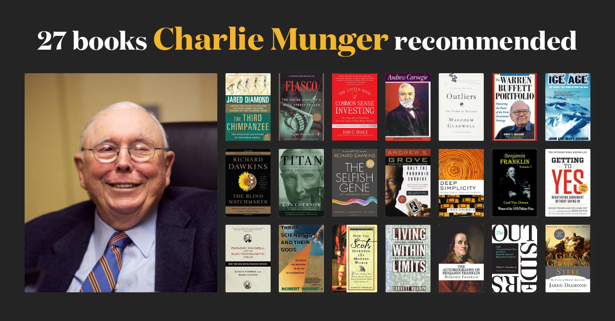 books recommended charlie munger