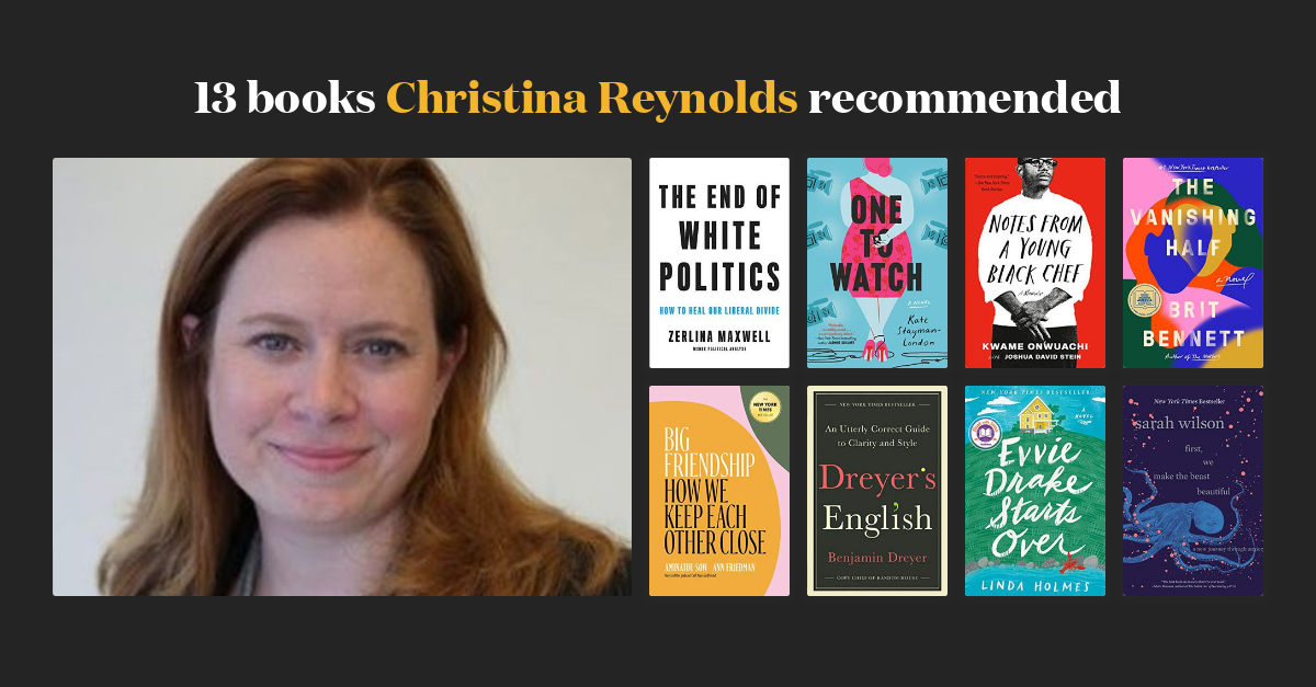 20 books Christina Reynolds recommended