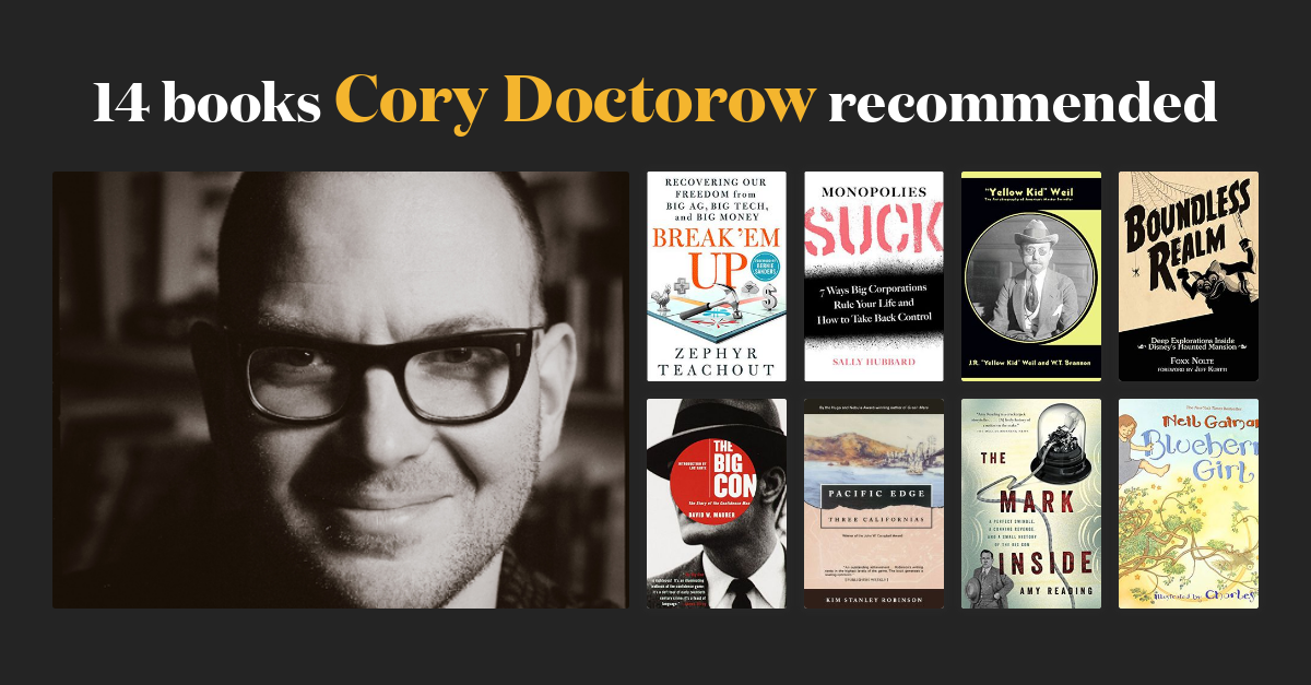 15 books Cory Doctorow