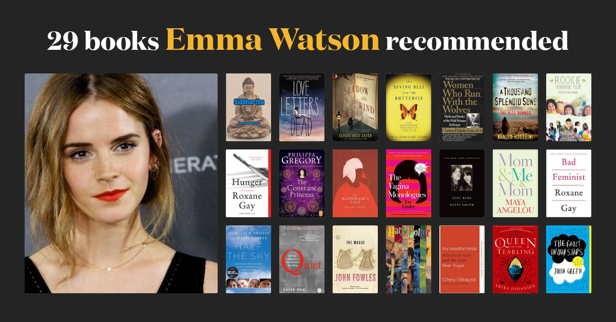 29 books Emma Watson