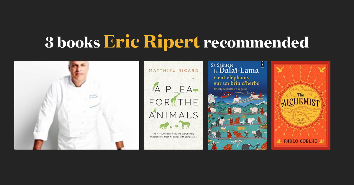3 books Eric Ripert recommended