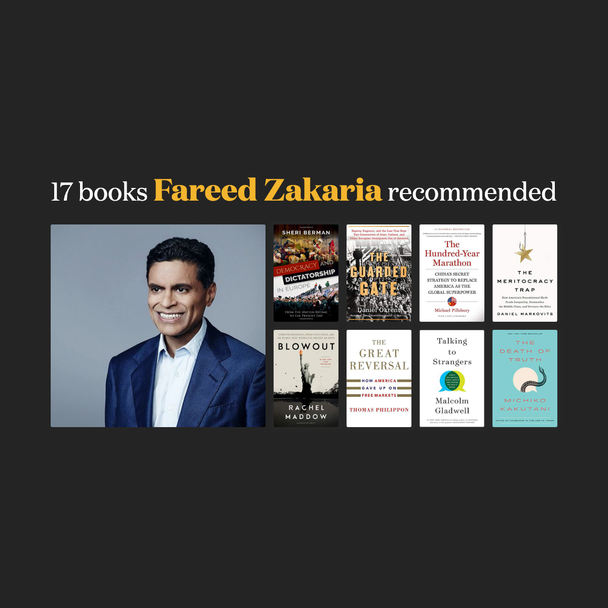 21 books Fareed Zakaria