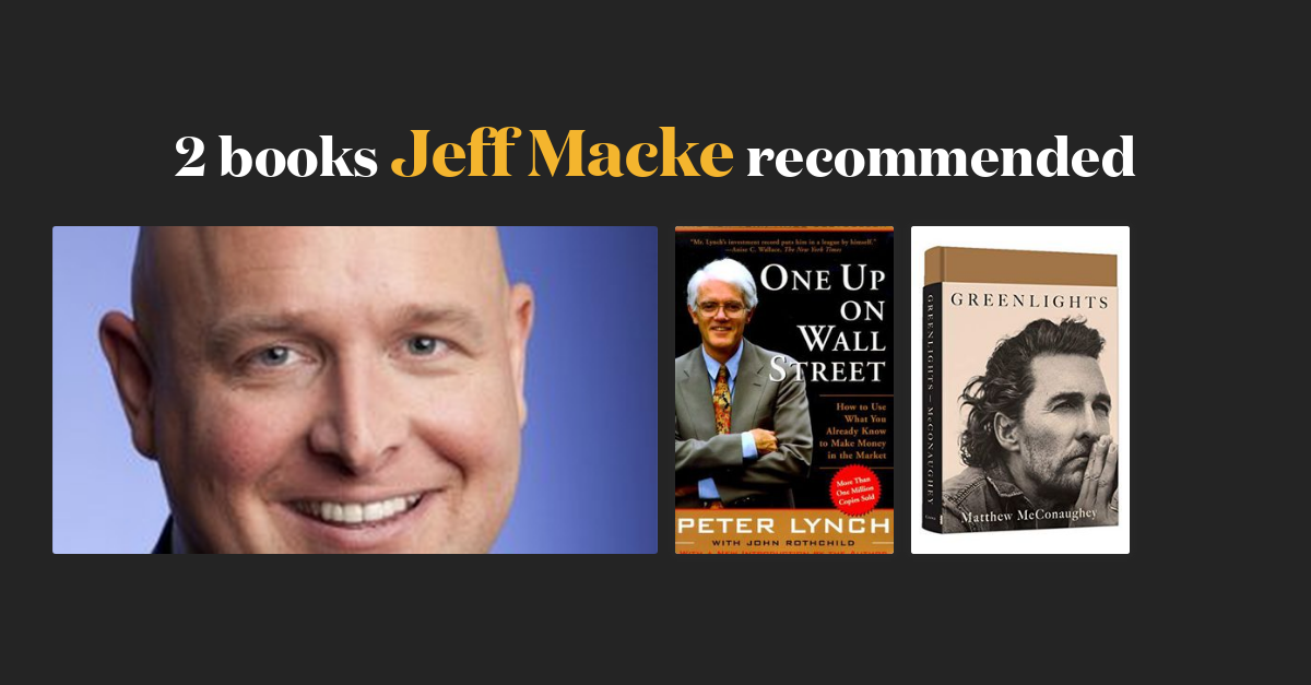 5 books Jeff Macke recommended