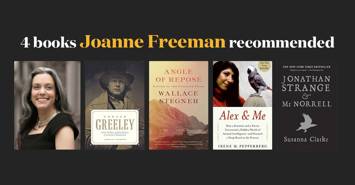 5 books Joanne Freeman
