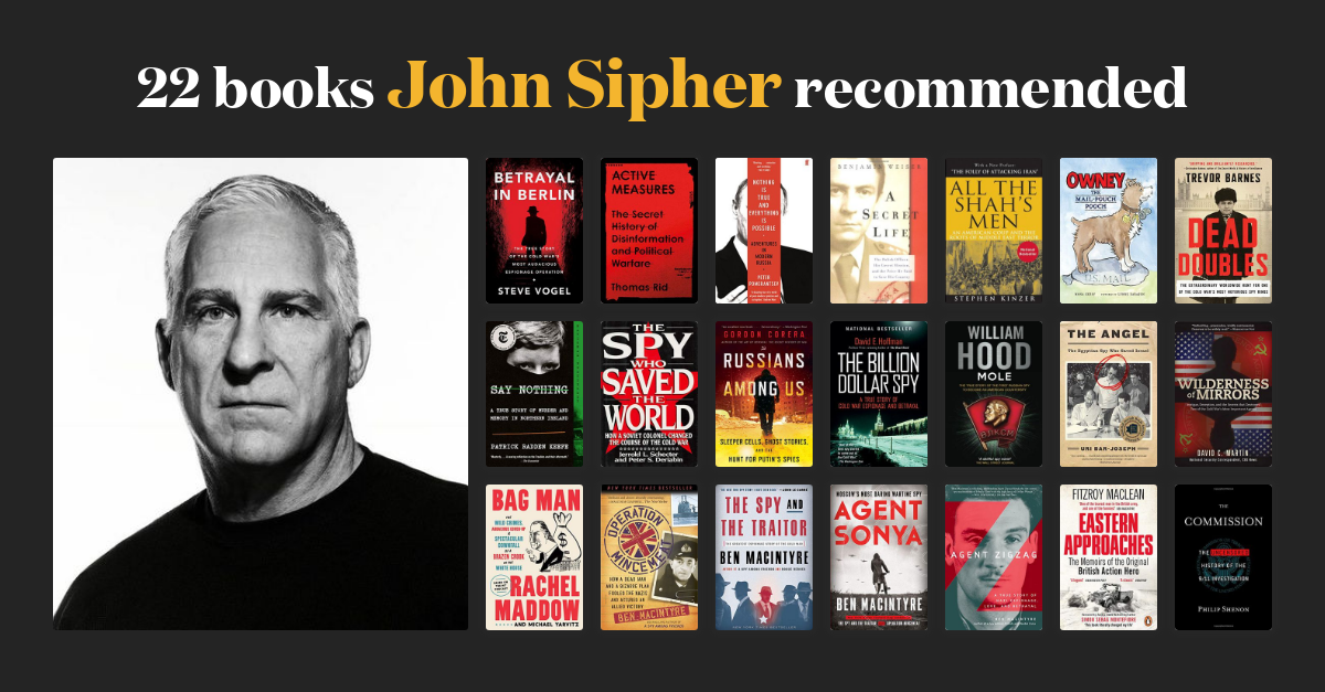 22 books John Sipher recommended