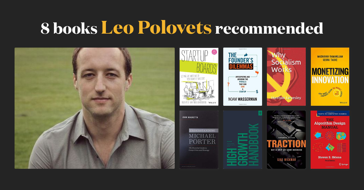 9 books Leo Polovets recommended