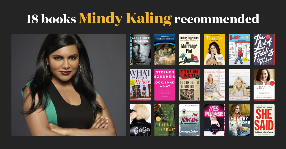 18 Books Mindy Kaling Recommended