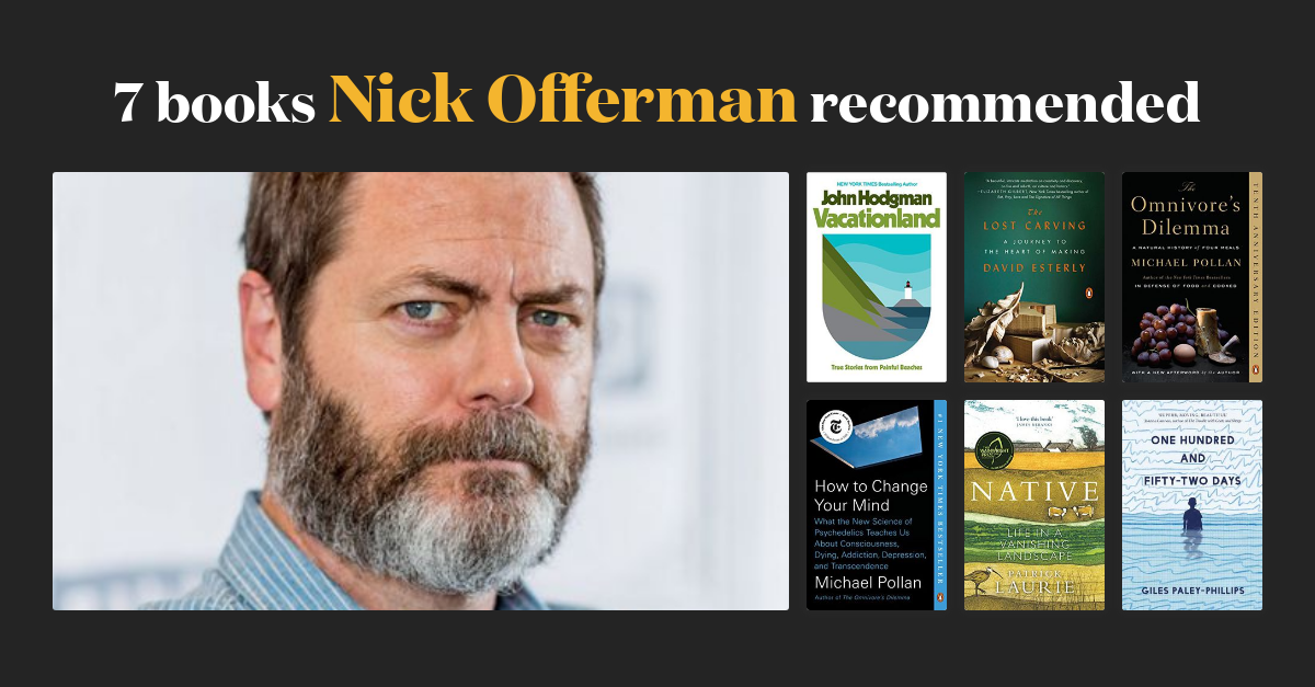 7 books Nick Offerman