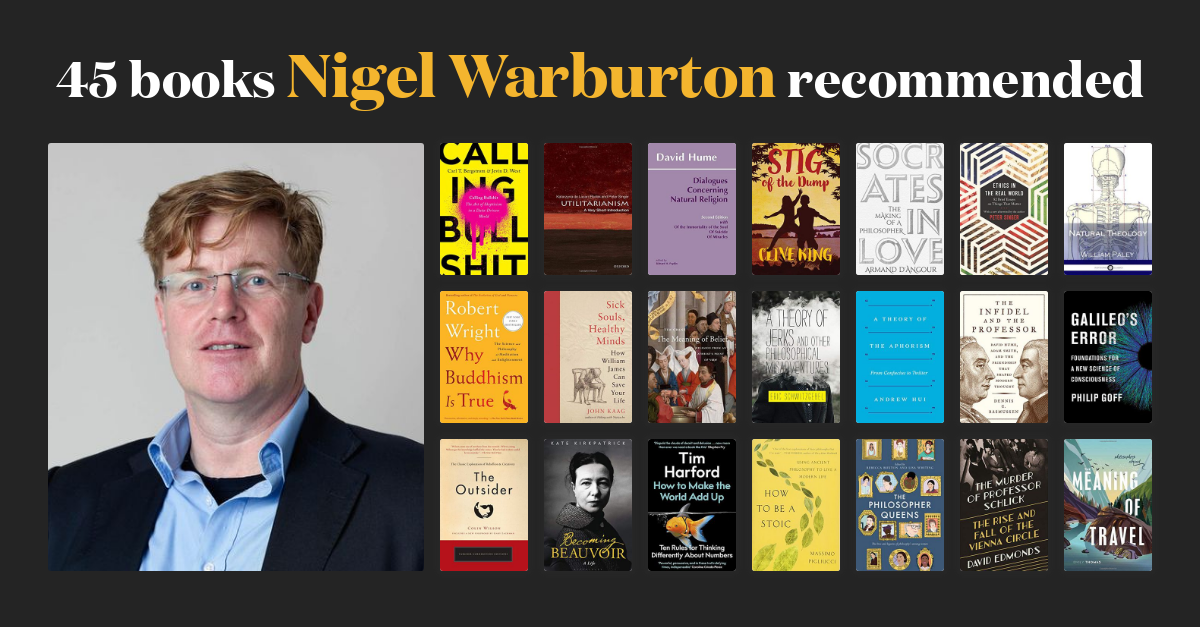 61 books Nigel Warburton recommended