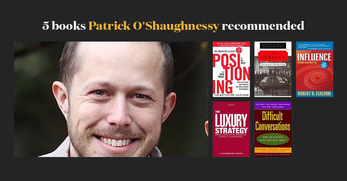 5 books Patrick O'Shaughnessy recommended