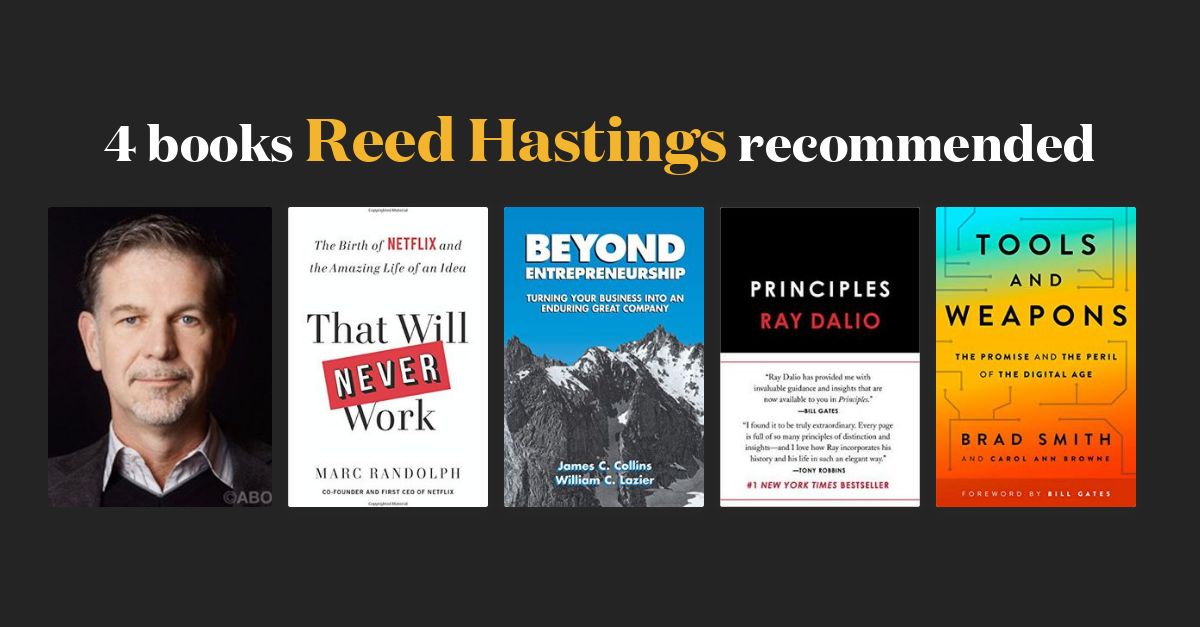 4 books Reed Hastings