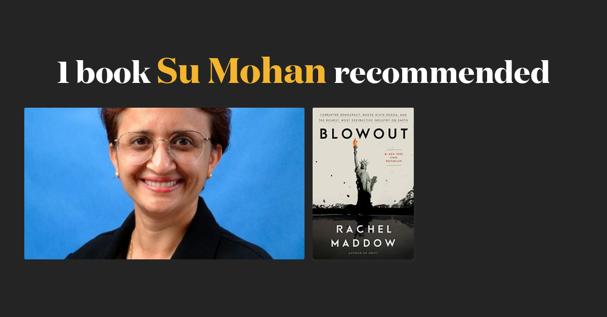 3 books Su Mohan recommended