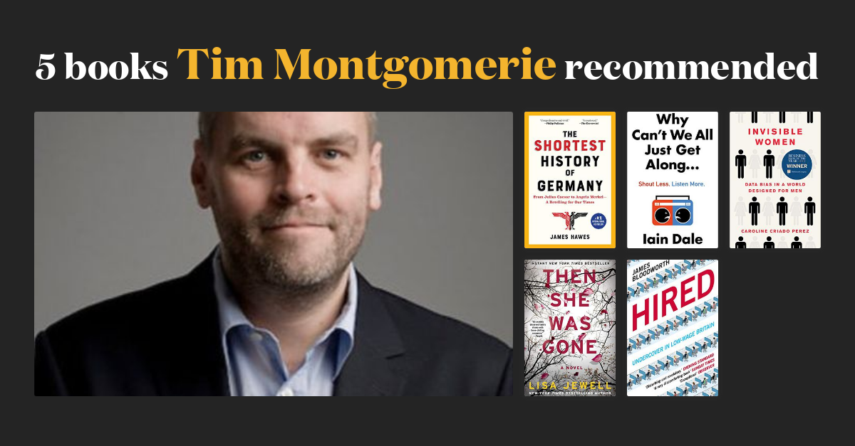 5 Books Tim Montgomerie Recommended