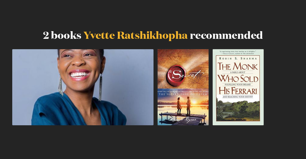 5 books Yvette Ratshikhopha recommended