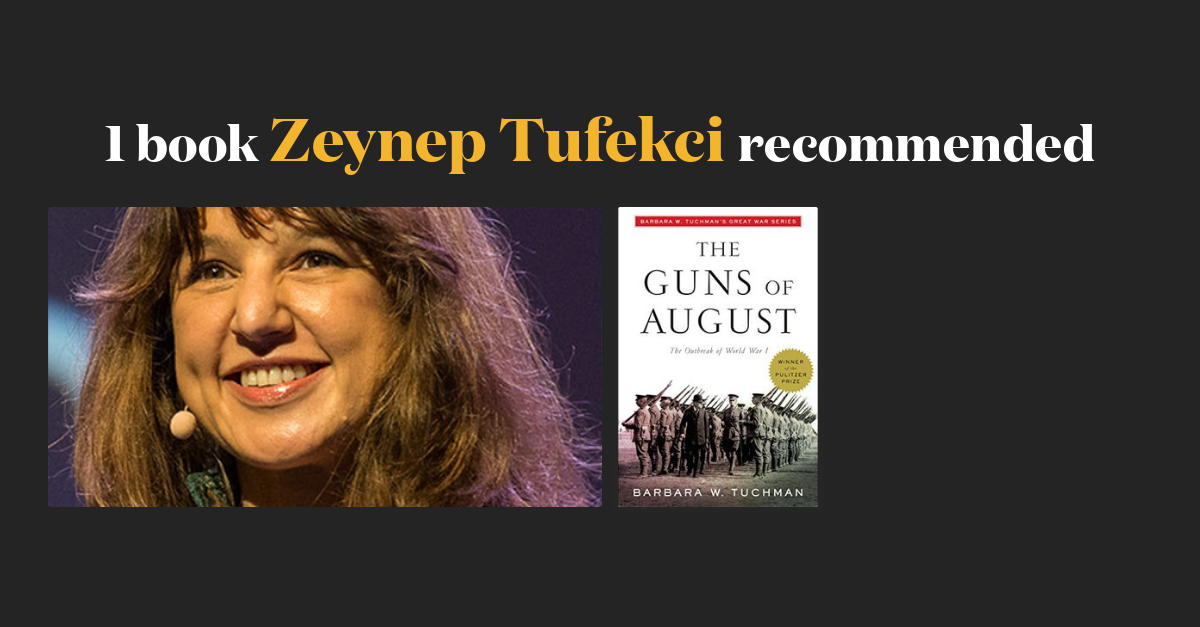 3 books Zeynep Tufekci recommended